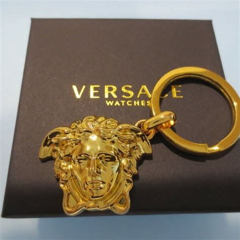 versace keyring|versace keychain.